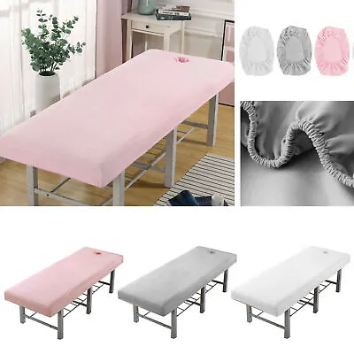 Elastic Beauty Massage Table Fitted Cover Spa Salon Bed Couch Bedding Protection • £6.99