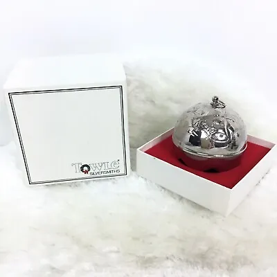 Towle 1984 Silverplate Sleigh Bell Ornament Annual Series With Box Vintage • $35.07