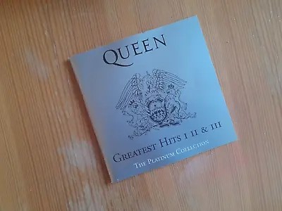 Queen Greatest Hits: I II & III: The Platinum Collection (CD 2001) Triple CD • £7.50