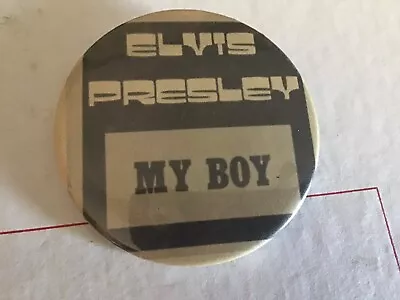 Elvis Presley Vintage 1950’s  Elvis Presley 2.25”Pin Safety-Pinback Button Rare • $50