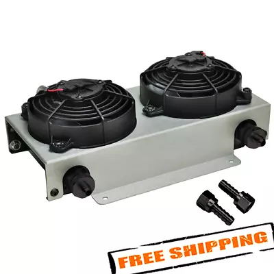 Derale 13740 19 Row Hyper-Cool Dual Cool Remote Cooler -6AN • $319.99