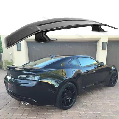 For 16-2022 Chevy Camaro Carbon Fiber ZL1 1LE Style Rear Trunk Spoiler Wing Lip • $99.78