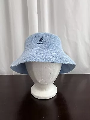 Kangol Bermuda Casual Bucket Hat Size Large Sky Blue Great Condition • $29.99