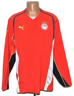 Olympiacos Greece 2005/2006 Goalkeeper Football Shirt Jersey Puma Size Xl • £33.59