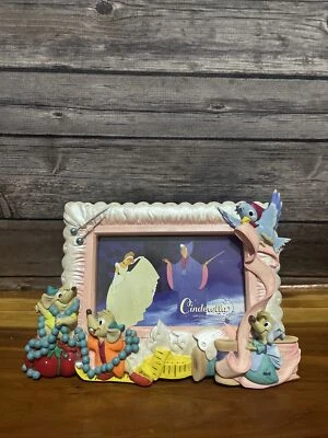 $24.99 • Buy Vintage Rare 1985Disney CINDERELLA Picture Frame Dreams Come True Gus Jaq Perla 