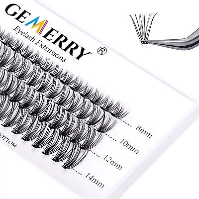 Lash Clusters Extensions 20 Roots C Curl 0.07mm 8-16mm Mix Mink - 20D • $6.99