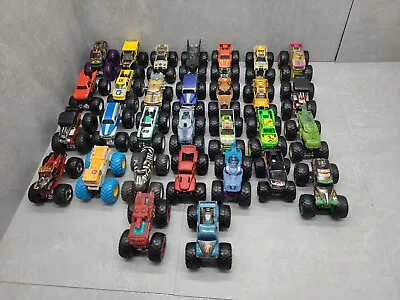 Hot Wheels Monster Jam Trucks 1:64 Mixed Lot Of 30 - Grave Digger Motu.. - Used • $59.95