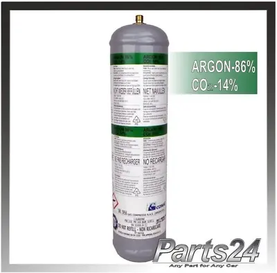 Argon/CO2 Disposable MIG Welding Shielding Gas H280 Cylinder - Single Unit • £23.40