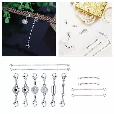 12x Clasps Chain Extenders Closure Locking Converter For • $8.94