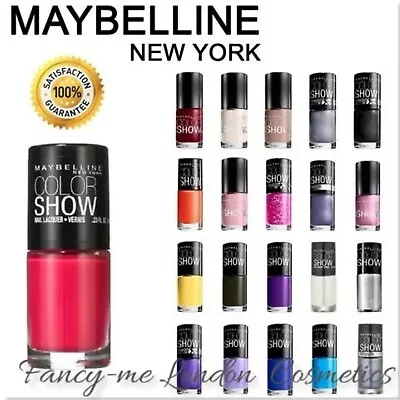 Maybelline Color Show / Colorama 60 Sec NAIL POLISH - NEW - Buy More SAVE More • £3.19