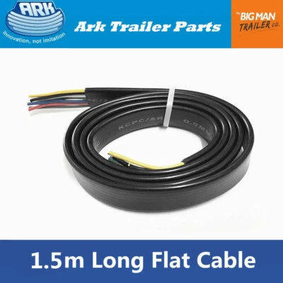 ARK 7 Core Flat Trailer Cable Wiring Car Wire Connect PVC Cover 1.5m Long UB • $38.50