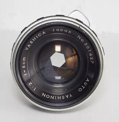 Yashica Auto-Yashinon 5cm F2 Lens For M42mm Film Cameras... Bargain User...AS IS • $45