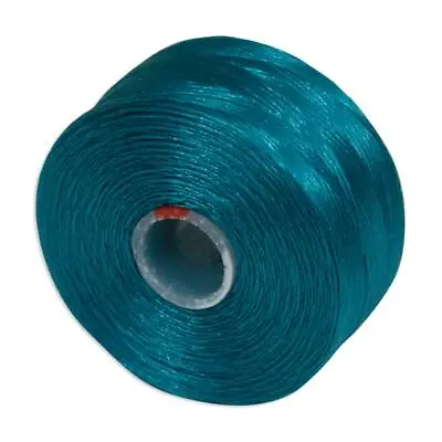 £3.99 • Buy S Lon Nylon Beading Thread - Teal - Size D - Superlon Tex45 - 78yd - S0073