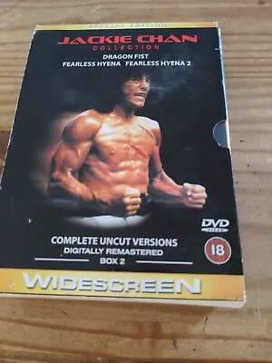 Jackie Chan Collection Dragon Fist/ Fearless Hyenna 1 & 2  Region 2 DVD Box Set  • £15.90