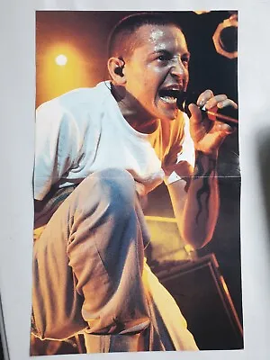 LINKIN PARK Chester Bennington Live Kerrang! Magazine Poster • £3.75