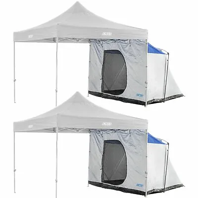 $218 • Buy 2xAdventure Kings Gazebo Hub Portable Camping 7.15m²Extra Space Midge Proof Mesh