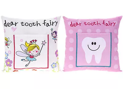 Childrens Tooth Fairy Money Pillow Cushion Secret Wish Letter Or Treat 30 X 30cm • £4.75