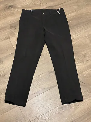 Mason's Ems Pants Mens 34 50 Black Khaki Cotton Chino Preppy Casual Men 34x30 • $35.59