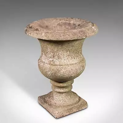 Antique Weathered Planting Urn English Marble Decorative Jardiniere Victorian • £1195