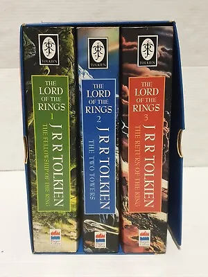 J R R Tolkien The Lord Of The Rings Harper Collins 1999 Trilogy Box Set  • £17.50
