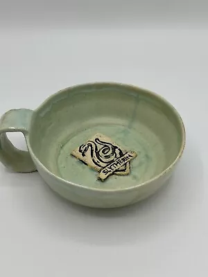 HARRY POTTER Slytherin Stoneware Bowl Handmade Bowl • $25
