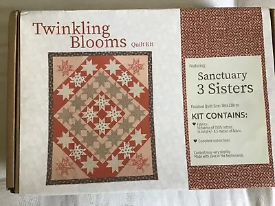 Twinkling Blooms Quilt Kit By Sanctuary 3 Sisters • £140