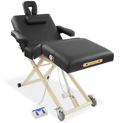 Professional Adjustable 4-Section Electric Lift Massage Table With Handrests • $1429.99