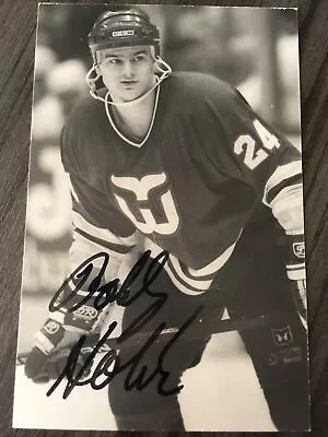 Vintage Hartford Whalers Bobby Holik Autograph Postcard • $10.50