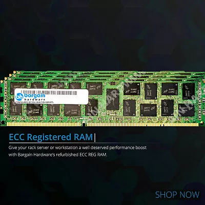 Dell R510 DDR3 ECC Server RAM: Up To 1866MHz 8GB Memory 64GB - 192GB Lot • £61