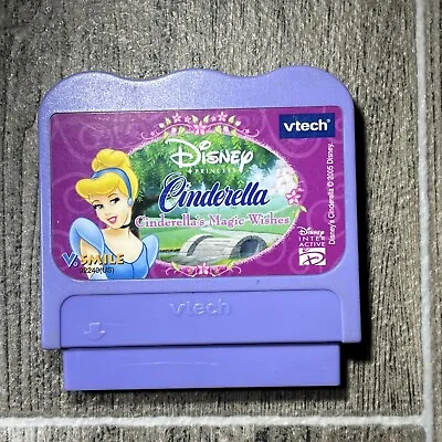 $5.99 • Buy Vtech V-Smile Disney Cinderella Magic Wishes Video Game Cartridge