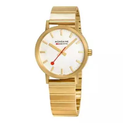 [Authorized Dealer] Mondaine Classic 36mm Golden Watch (A660.30314.16SBM) • $330