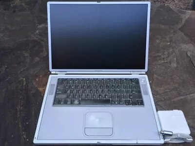 Vintage Apple PowerBook G4 Titanium 15.2  A1001 Laptop 667MHz 1GB RAM W/ M8482 • $299