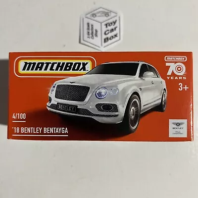 2023 MATCHBOX Power Grab #4 - 2018 Bentley Bentayga (White) C20 • $4.95