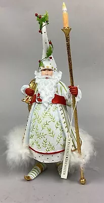 Patience Brewster By Mackenzie Child - Candlelight Santa Claus Figurine - 10.5” • $35