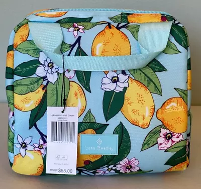 Vera Bradley Lighten Up Lunch Cooler Insulated Bag LEMON GROVE MSRP $55 ~ NWT • $25.94