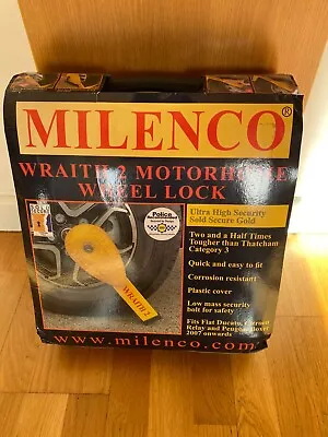 Milenco Wraith 2 Caravan Wheel Lock   Secure Gold  £108 Inc Delivery • £108