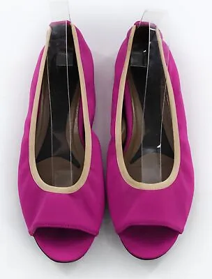 MARNI Purple Open Toe Flats Size 39.5 9 • $64.99