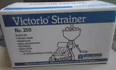 Victorio #200 Manual Food Strainer Tomato Fruit Juicer Sauce VTG • $67.49