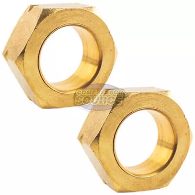 2 Pack 3/4  Compression Nut & Ferrule Combo For 3/4  OD Tube Brass Sleeve Nut • $15.95