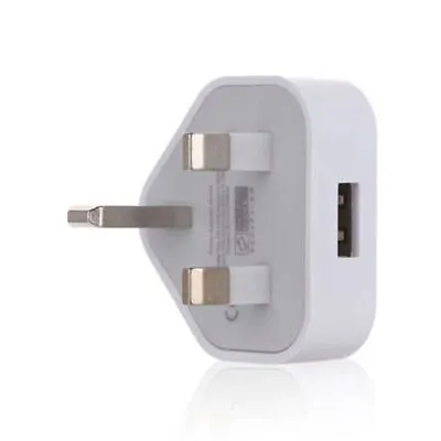 1A 5V 5V1A 3Pin USB Plug Charger Wall Chargers UK Power Travel Adapter For Phone • £3