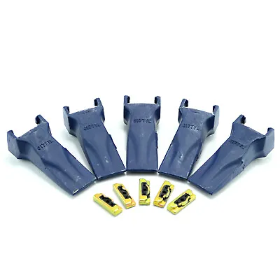 V17SYL Teeth + Pins (Pack Of 5) Bucket Tooth Excavator Skid Steer Bobcat • $145.75