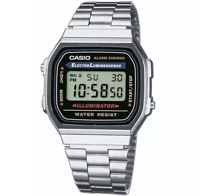 Casio Watch Vintage Retro Silver/Gold Stainless Steel Digital Unisex Watch • $19.11