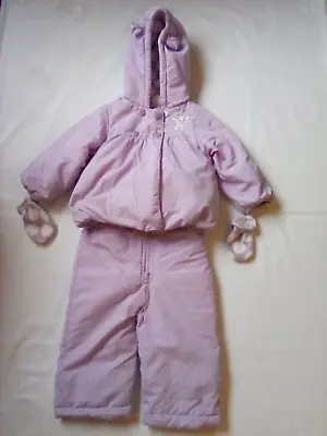 Ski Suit Lilac For 12 Month Old • £3