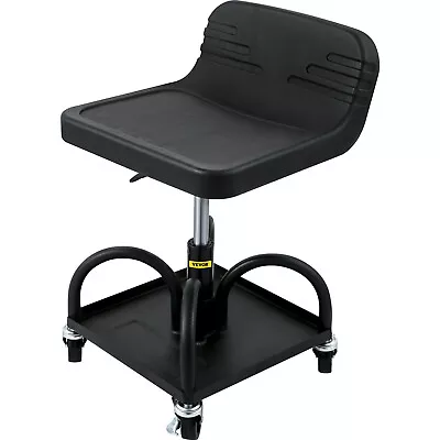 VEVOR Rolling Garage Stool 300LBS Adjustable Mechanic Work Shop Seat W/Casters • $64.99