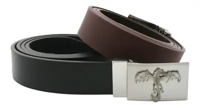 Dragon Leather Belt And Decorative Buckle In Gift Pouch 109 • £39.99