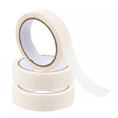  3 Pcs Paper Tape Decorative Craft Sticky Colored Duct Easy To Tear • £11.69