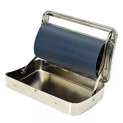 TIN Automatic Cigarette Tobacco Rolling Machine Box 110mm Paper Roller Roll Case • $6.99