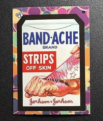 2023 Topps Wacky Packages Flashback ’73 #10 BAND-ACHE STRIPS Card In Toploader • $2.99