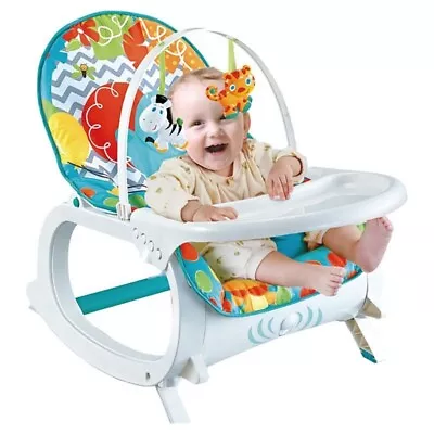 Baby Infant To Toddler Bouncer Rocker Music Swing Vibration Rocking Chair Toy UK • £34.99