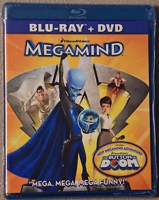 Megamind Blu-ray & DVD Will Ferrell Brad Pitt Tina Fey Jonah Hill J. K. Simmons • $9.50